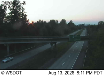 I-5 at MP 275.1: SR 543 Interchange