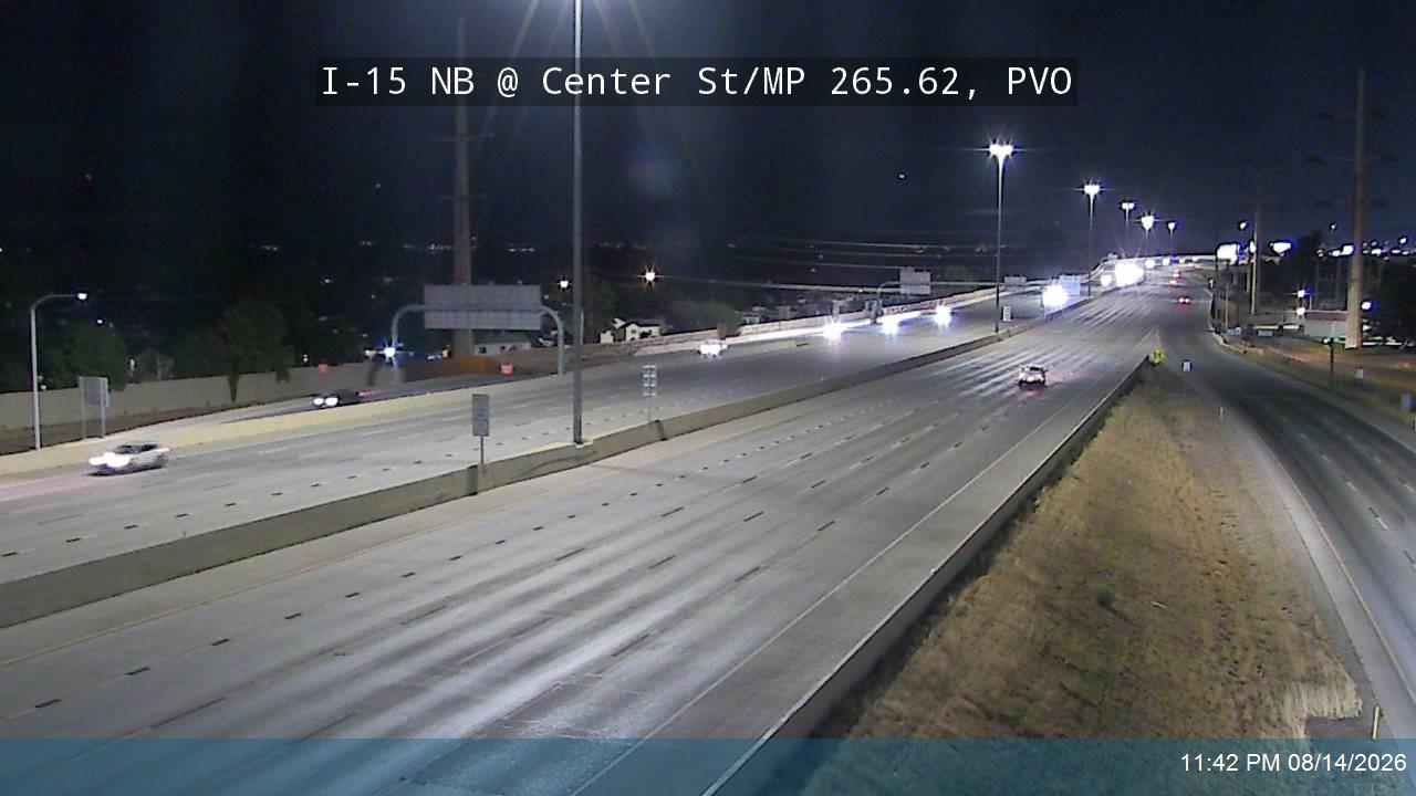 I-15 NB @ Center St / SR-114 / MP 265.62, PVO