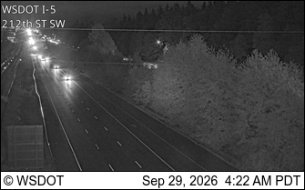 I-5 at MP 179.6: 212th St SW