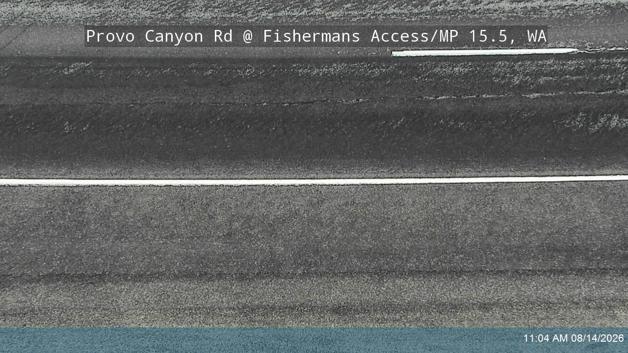 Provo Canyon Rd / US-189 @ Fishermen's / MP 15.46