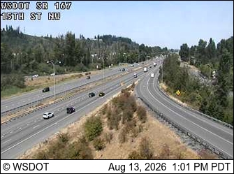 SR 167 at MP 15.8: 15th St NW