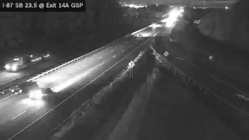 I-87 MP 023.50 SB at Interchange 14A (Garden State Parkway)