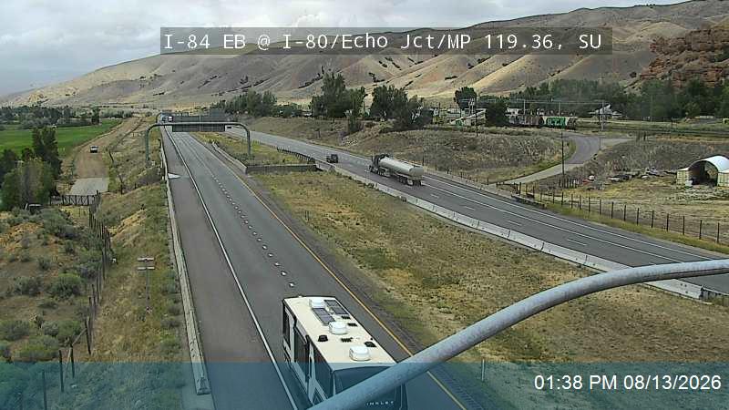 I-84 EB @ I-80 / Echo Jct / MP 119.36, SU                                                           