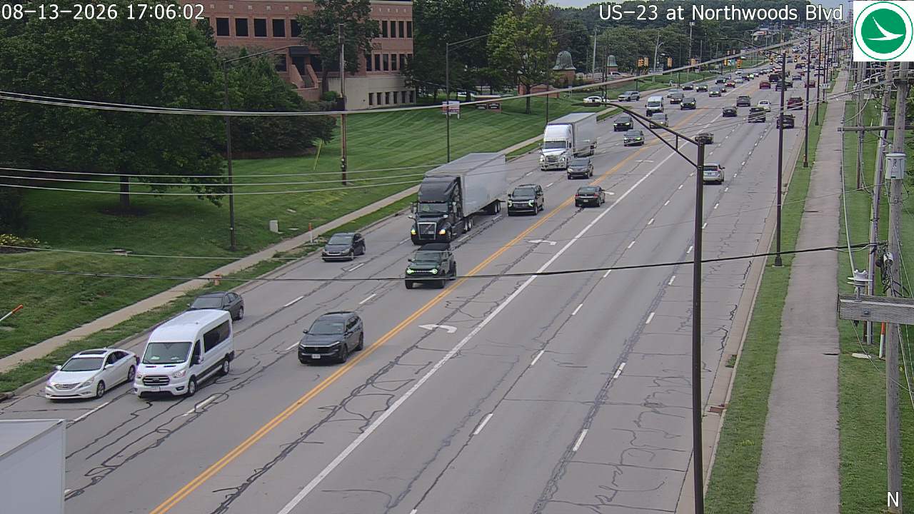 US-23 at Northwoods Blvd
