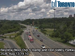 Don Valley Parkway near Bloor Street