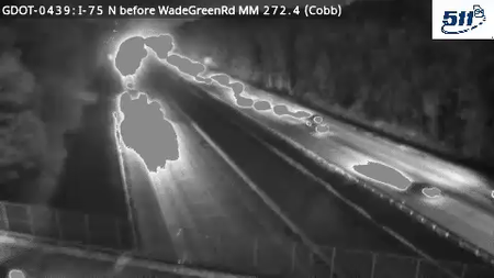 GDOT-0439: I-75 N before WadeGreenRd MM 272.4 (Cobb)