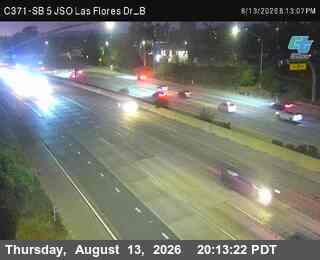 (C371) I-5: SB 5 JSO Las Flores Dr B