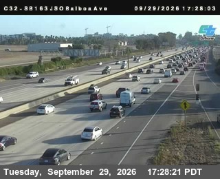 CA-163 - (C032) SR-163 : Just South Of Balboa Avenue - South