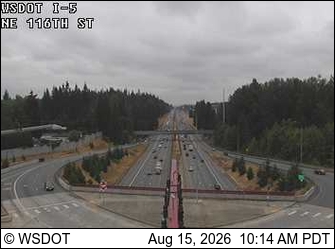 I-5 at MP 202.4: 116th St NE