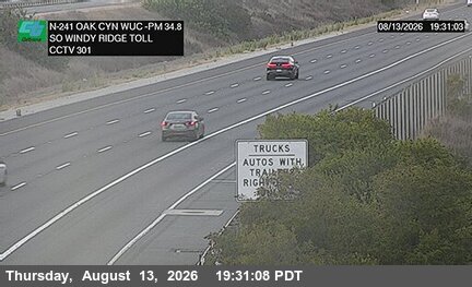 SR-241 : (301) Oak 2000 Meters South of Windy Ridge Toll Plaza