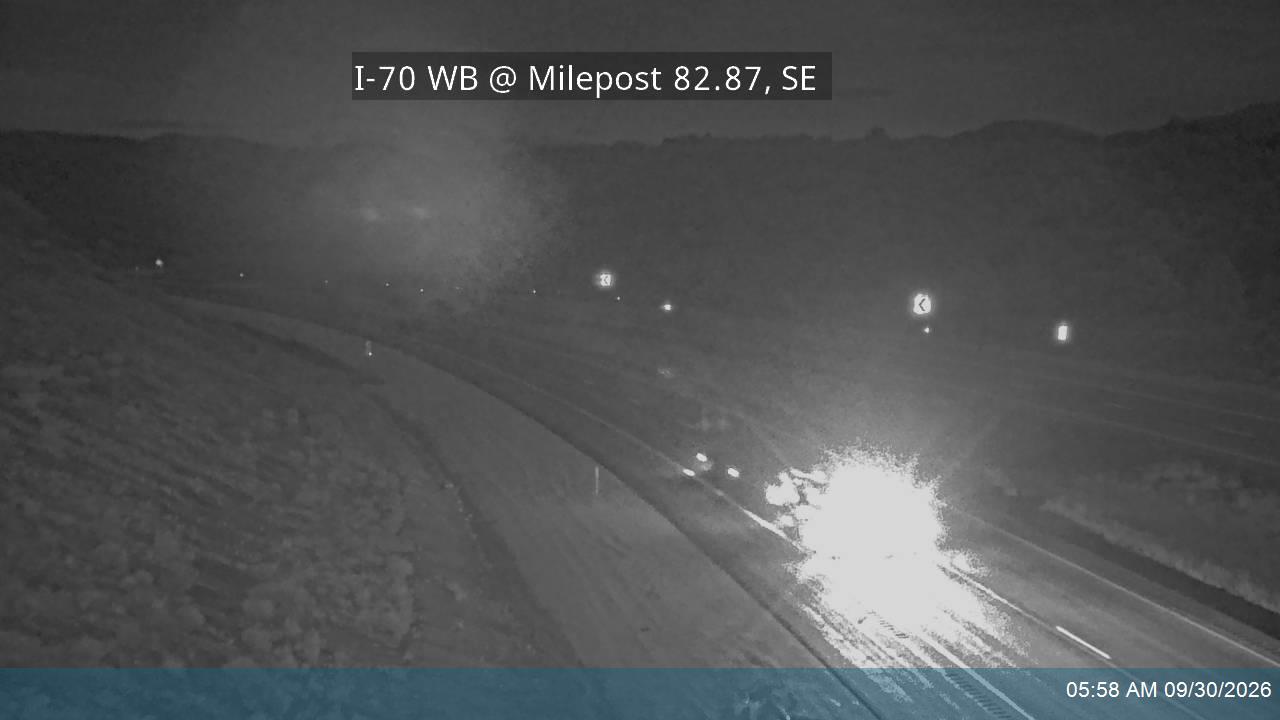 I-70 WB @ Milepost 82.87, SE