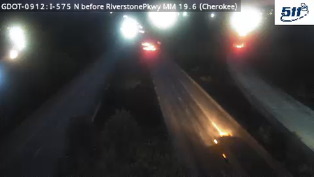 GDOT-0912: I-575 N before RiverstonePkwy MM 19.6 (Cherokee)