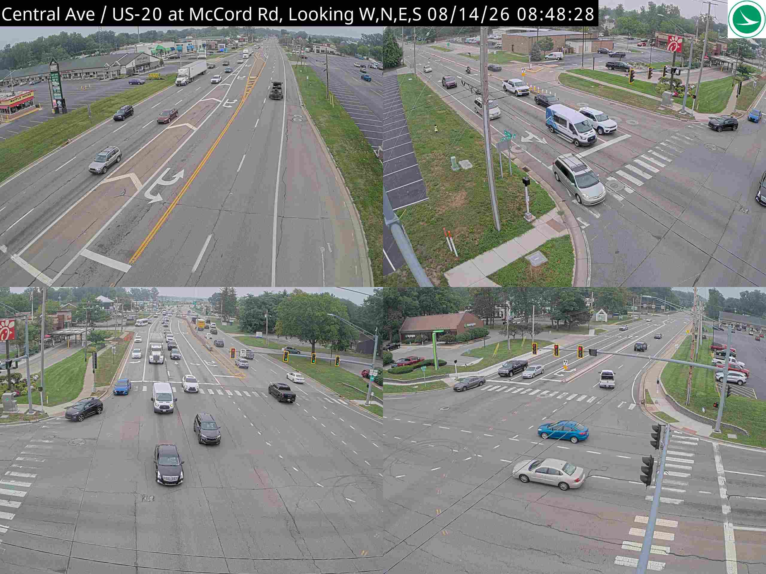 Central Ave / US-20 at McCord Rd