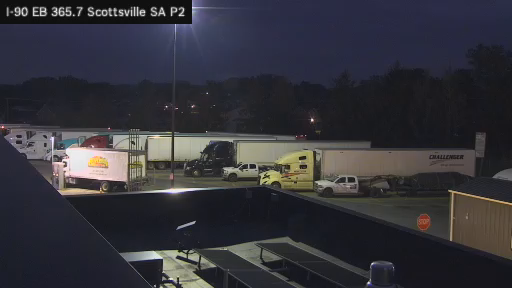 I-90 MP 365.7 EB Scottsville Service Area Truck Park 2