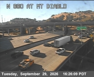 CA-680 - TV208 -- I-680 : AT MT DIABLO BL - North