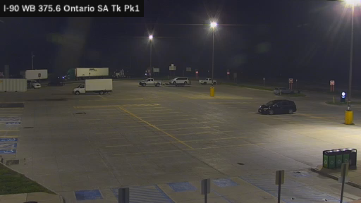 I-90 MP 375.60 WB Ontario Service Area Truck Park 1
