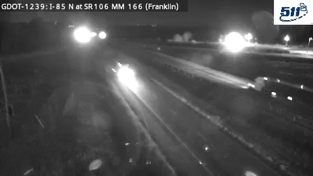 GDOT-1239: I-85 N at SR106 MM 166 (Franklin)