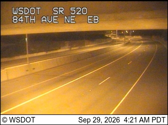 SR 520 at MP 4.6: 84th Ave NE, EB