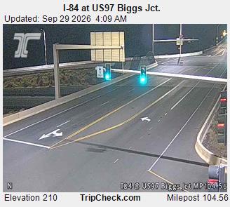 I-84 at US97 Biggs Jct.