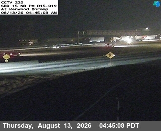 I-15 : (220) NB Kenwood On