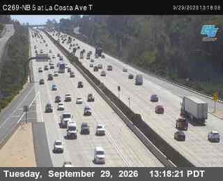 I-5 - (C269) I-5 : NB at La Costa Ave Top