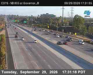 I-805 - (C376) NB 805:at Governot _B