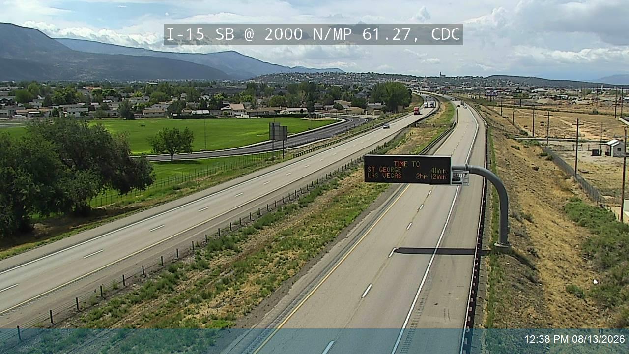 I-15 SB @ 2000 N / MP 61.27, CDC                                                                    