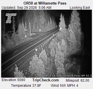 OR58 at Willamette Pass