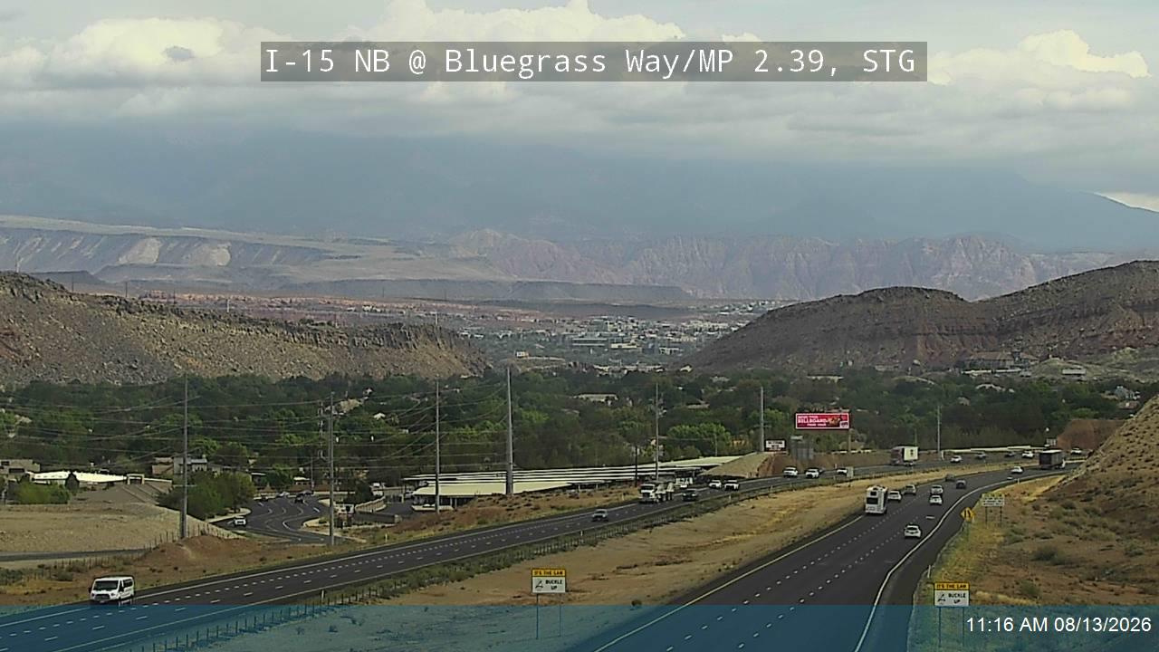 I-15 NB @ Bluegrass Way / MP 2.39, STG