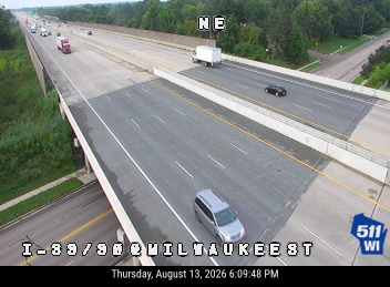 I-39/90  - I-39/90 at Milwaukee St