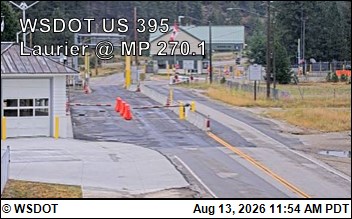 US 395 at MP 270.1: Laurier (3)