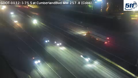 GDOT-0032: I-75 S at CumberlandBlvd MM 257.8 (Cobb)
