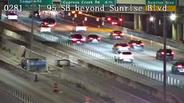 I-95 S of Sunrise Blvd