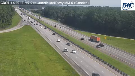 GDOT-1410: I-95 S at LaurelIslandPkwy MM 6 (Camden)