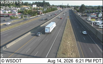 I-5 at MP 4.2: 78th St