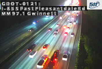 GDOT-0121: I-85 N past PleaSSPtdaleRd MM 97.1 (Gwinnett)