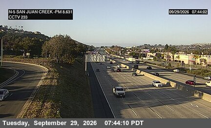 I-5 - I-5 : (233) Valle Road On (San Juan Creek) - North