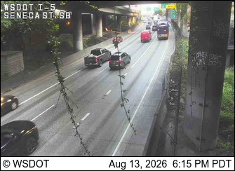 I-5 at MP 165.6: Seneca St, SB