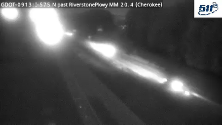 GDOT-0913: I-575 N past RiverstonePkwy MM 20.2 (Cherokee)