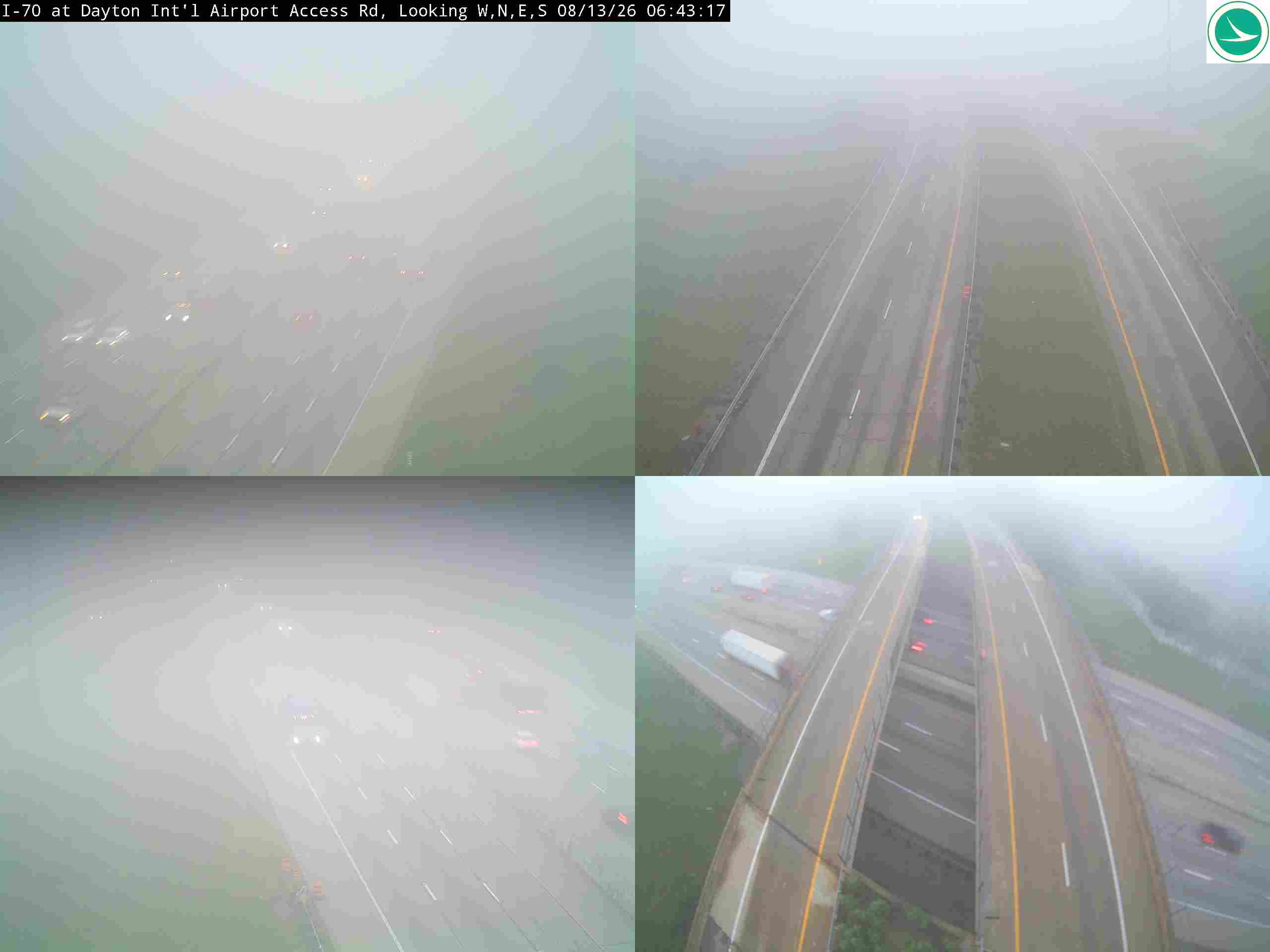 I-70 at Dayton Int'l Airport Access Rd