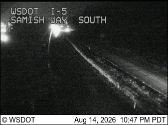 I-5 at MP 251.8: Samish Way SB Onramp