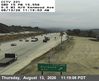 I-15 : (221) 0.5mi n/o Kenwood