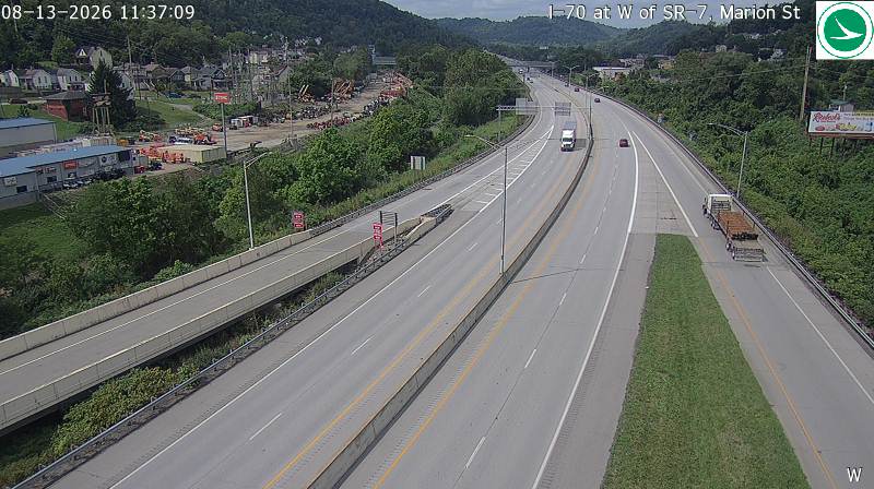I-70 at W of SR-7