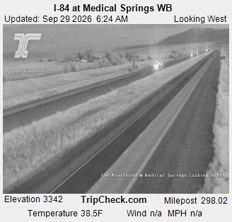 I-84 at Medical Springs WB