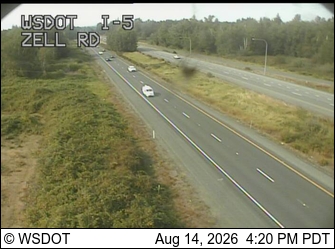 I-5 at MP 268: Zell Rd