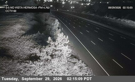 I-5 - I-5 : (60) North of Vista Hermosa - South