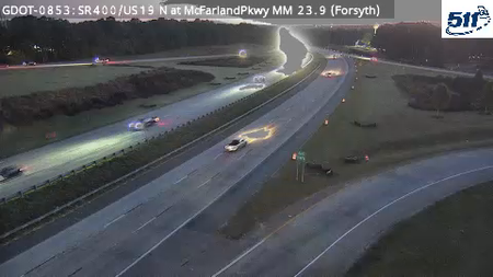 GDOT-0853: SR400/US19 N at McFarlandPkwy MM 23.9 (Forsyth)