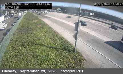 I-5 - I-5 : (915) NB at Orangethorpe - North