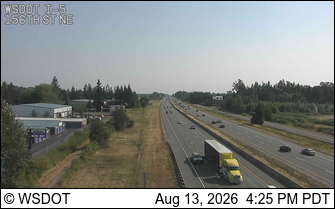 I-5 at MP 205: 156th St NE