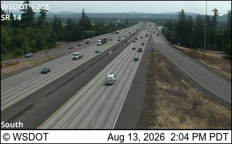 I-205 at MP 27.4: SR-14 Interchange